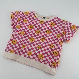 Petite Hailey PH Play Smiley Sweatshirt Tee Shirt Girls Kids 6